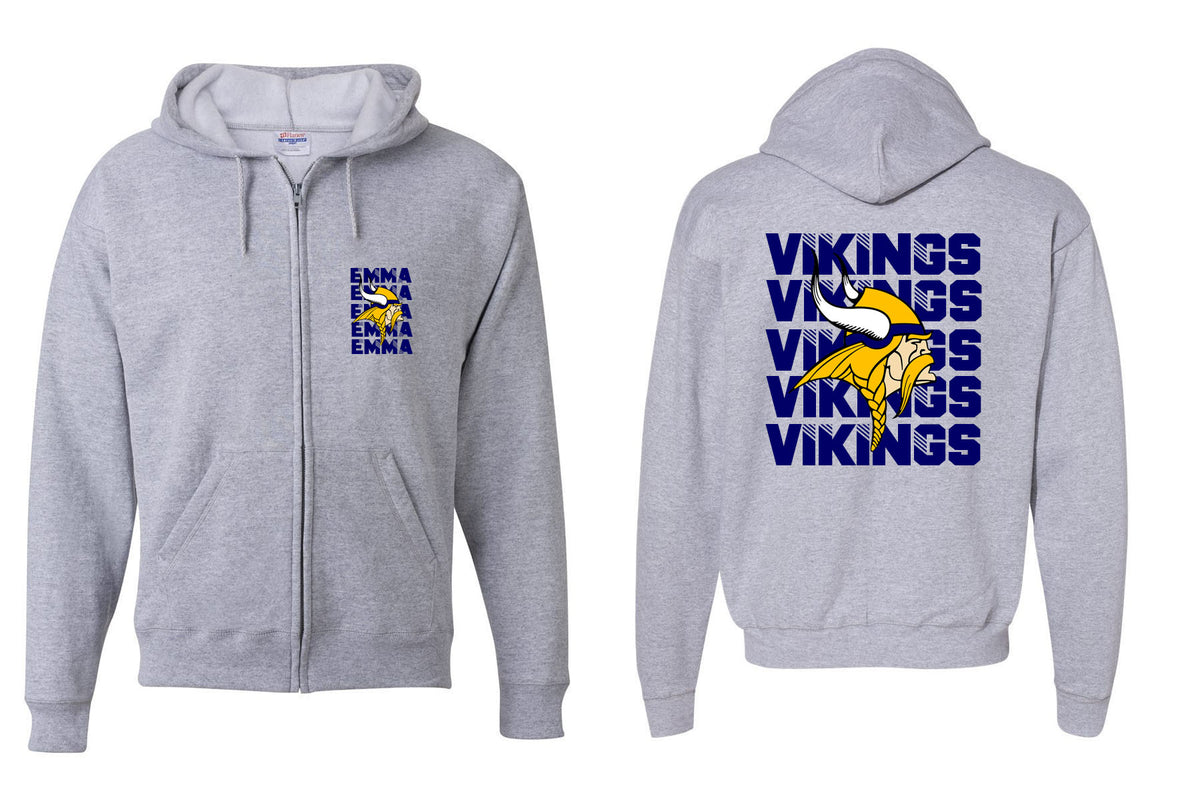 Rolling Hills design 8 Zip up Sweatshirt