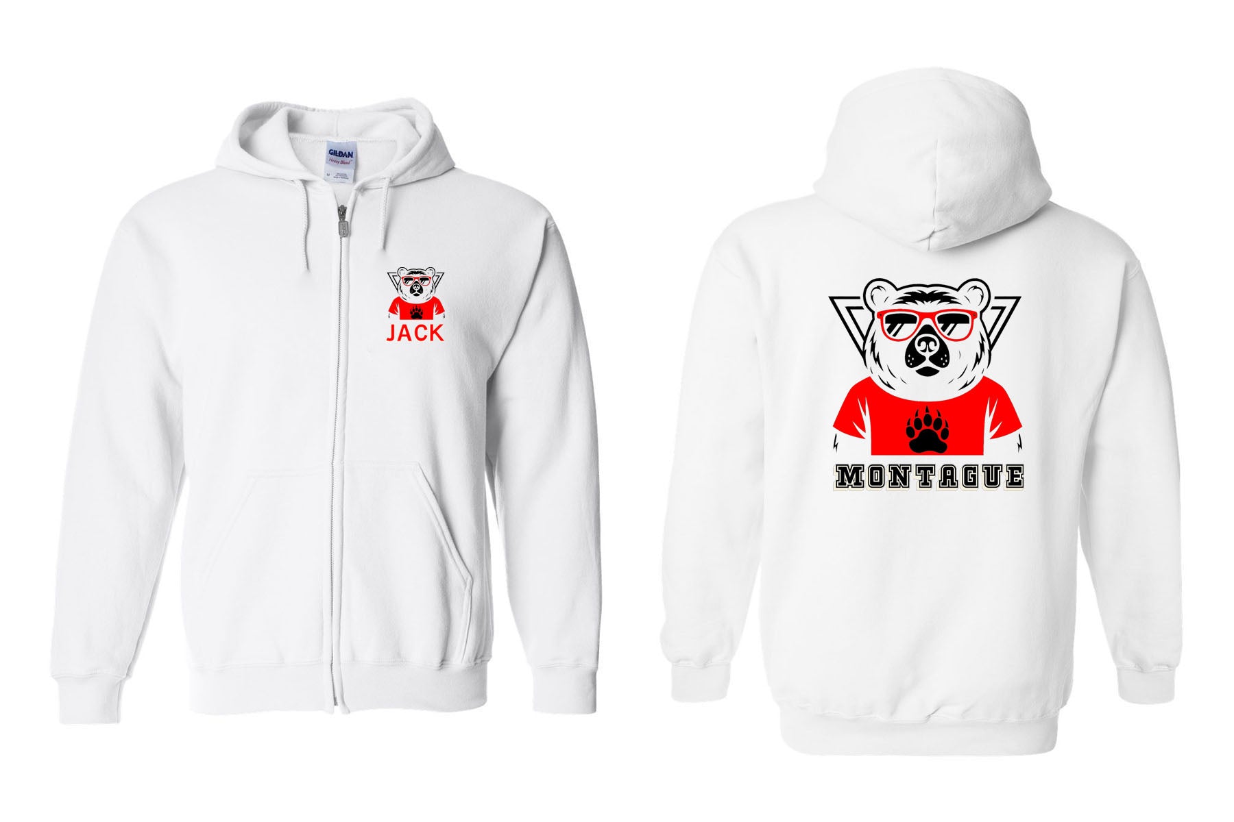 Montague design 10 Zip up Sweatshirt