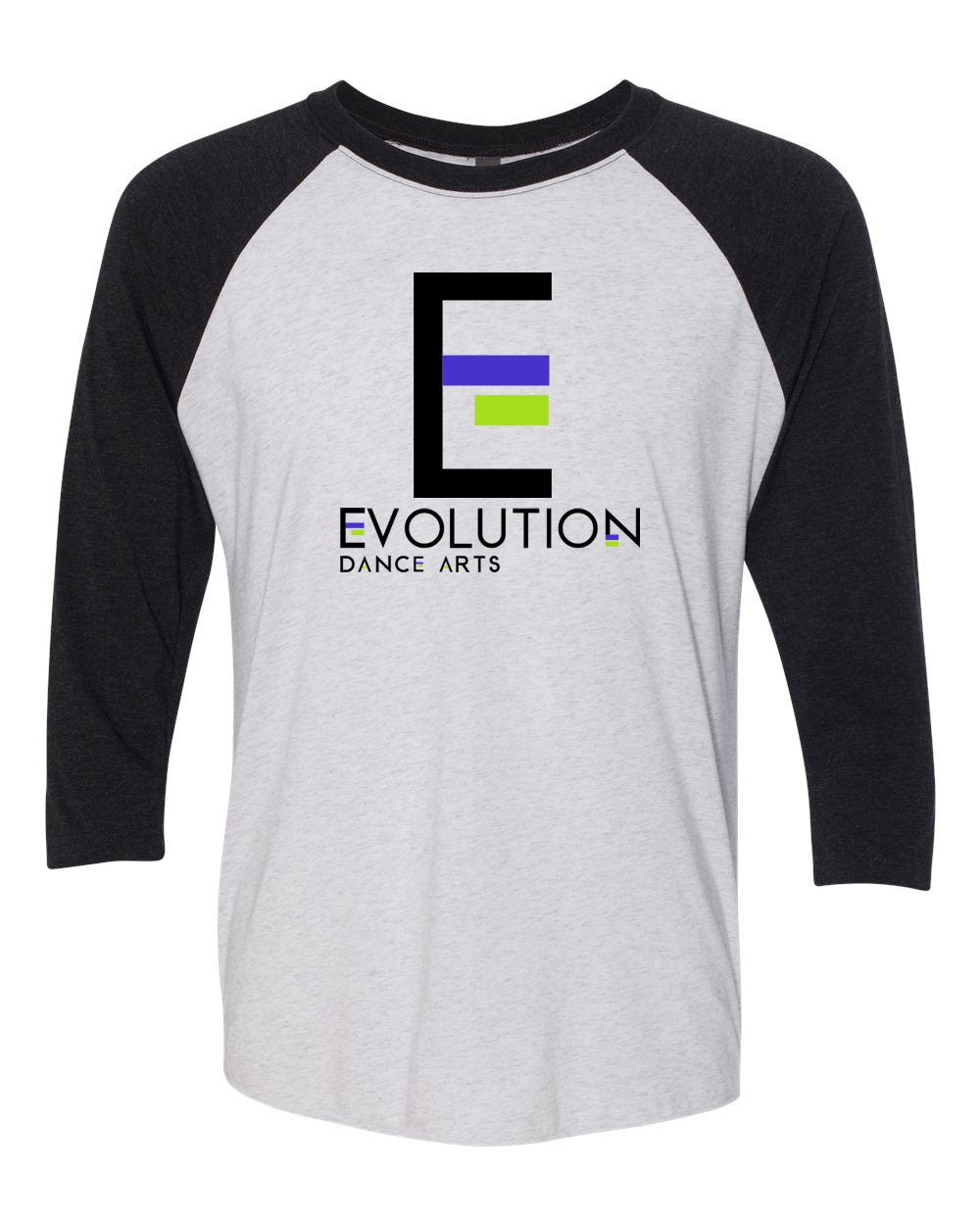 Evolution Dance Arts design 2 raglan shirt