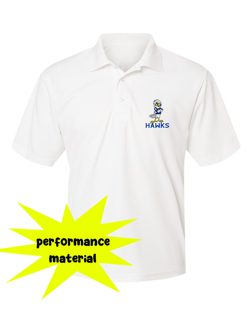 Clifton E. Lawrence Performance Material Polo T-Shirt Design 2