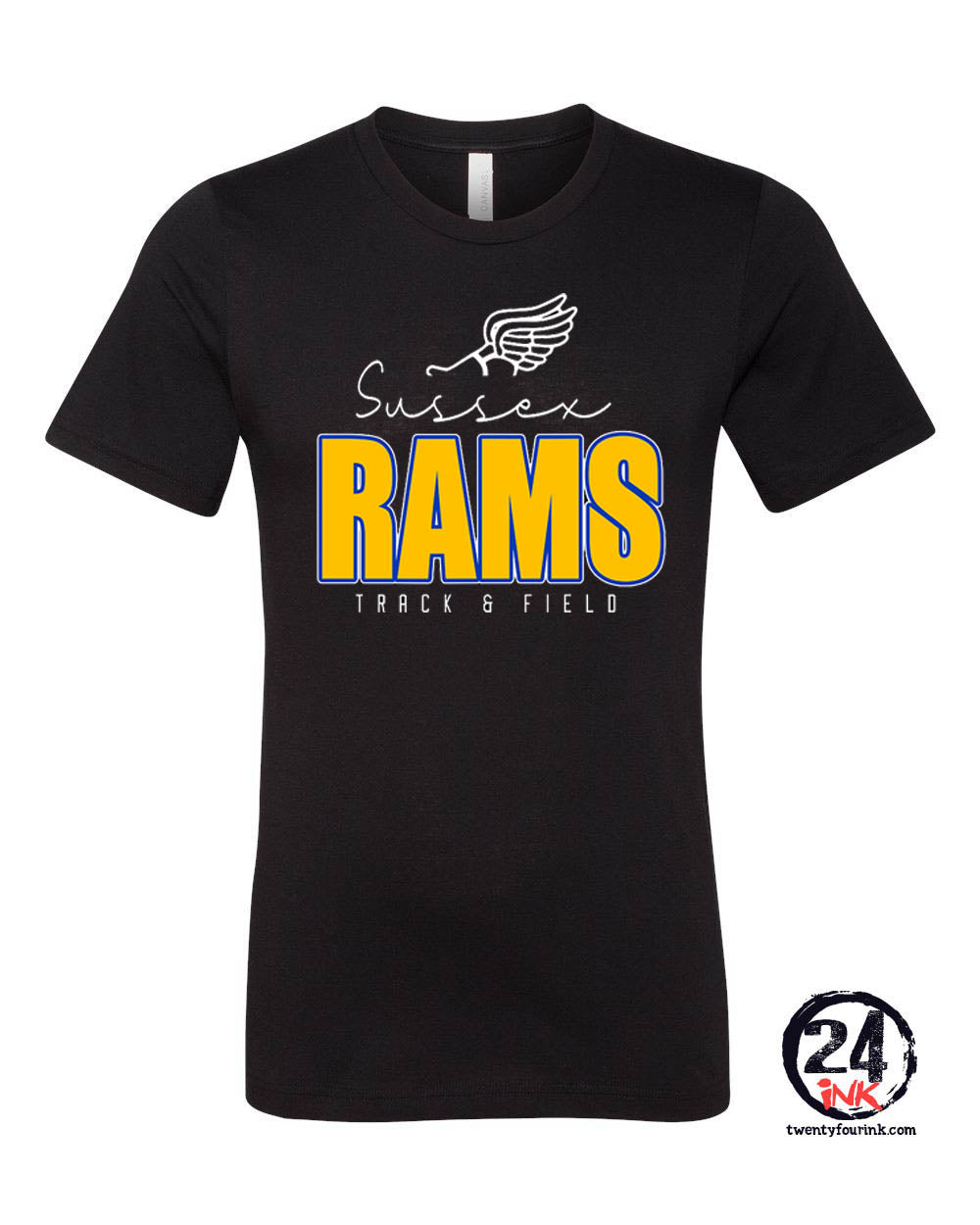 Sussex Rams Track Design 4 T-shirt