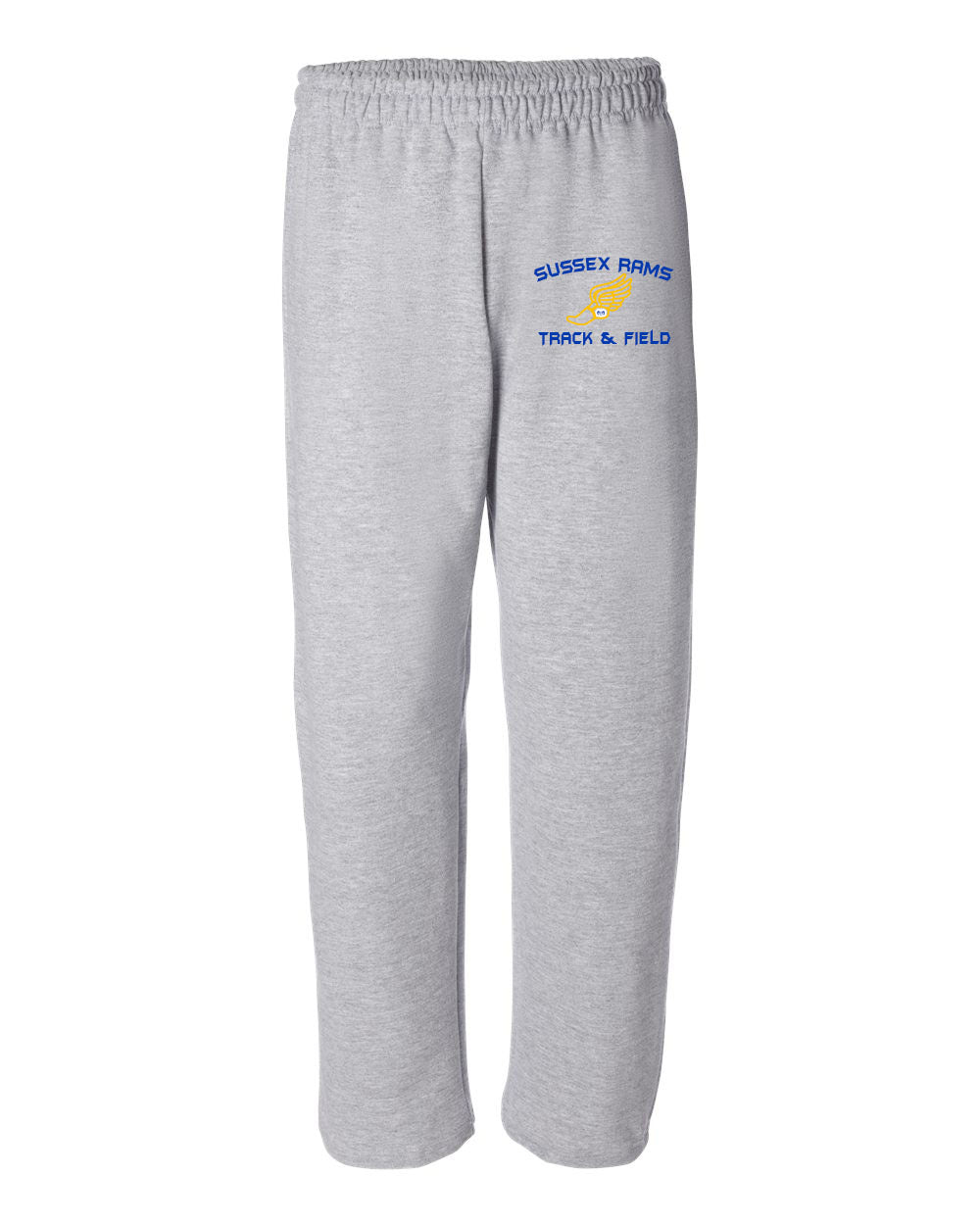 Sussex rams track Design 2 Open Bottom Sweatpants