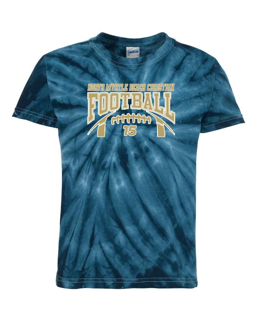 NMB Christian Football School Design 1 Tie Dye t-shirt