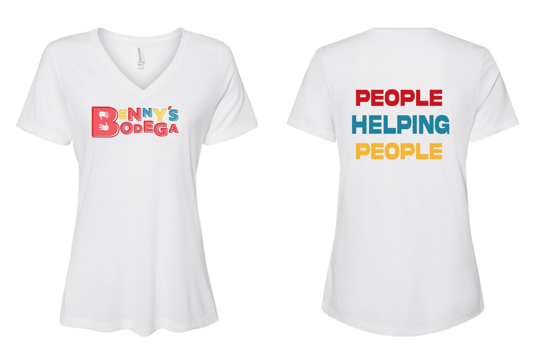 Benny Bodega V-neck T-shirt Design 2