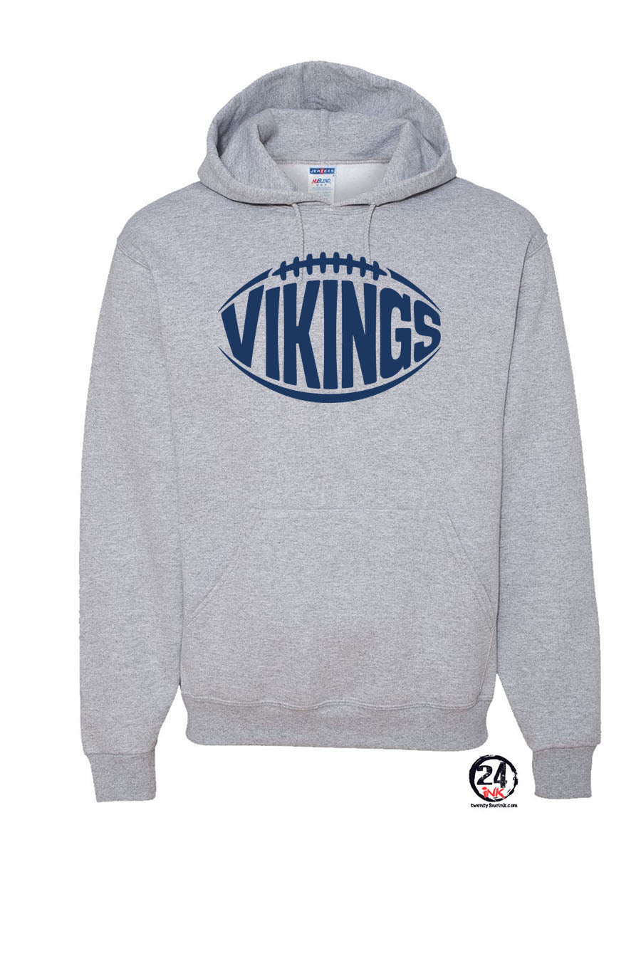 Viking Football Hooded Sweatshirt Design 1