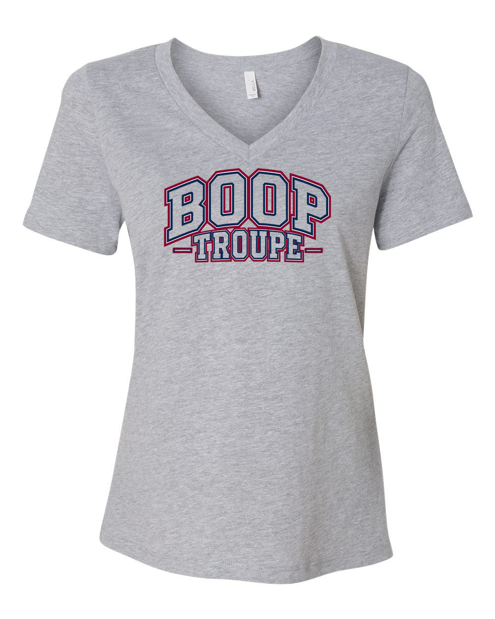 Boop V-neck T-shirt Design 2