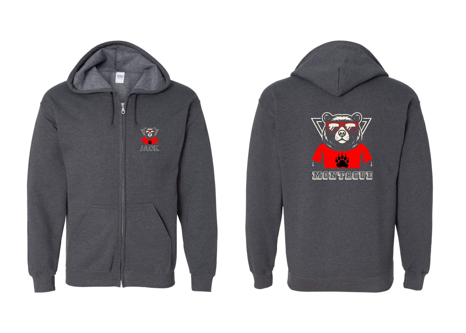 Montague design 10 Zip up Sweatshirt