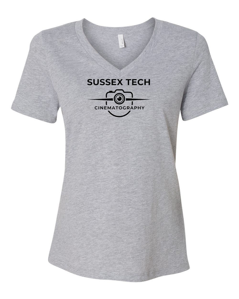 Sussex Tech Film Design 3 V-neck T-shirt
