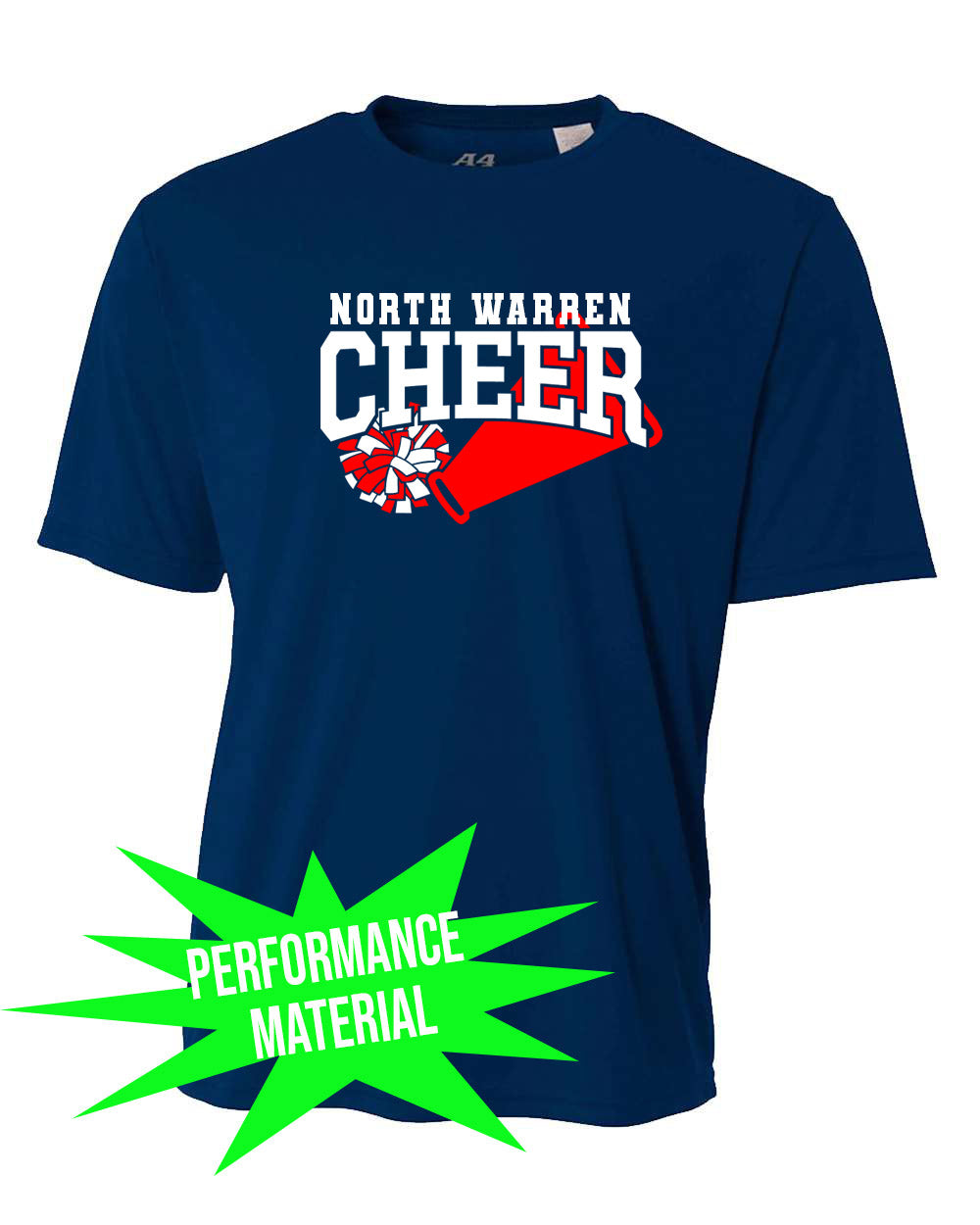 North Warren Performance Material design 5 T-Shirt