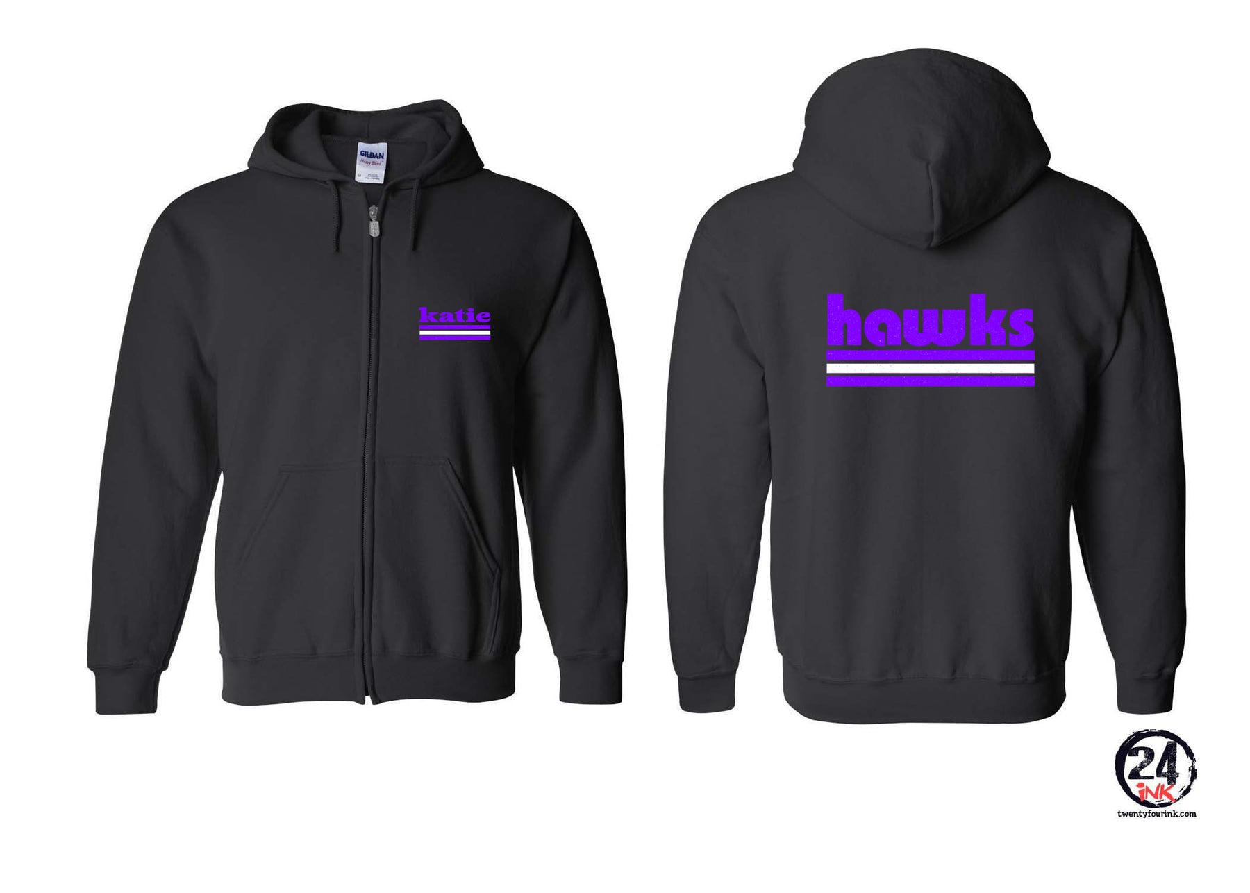 McKeown Design 18 Zip up Sweatshirt