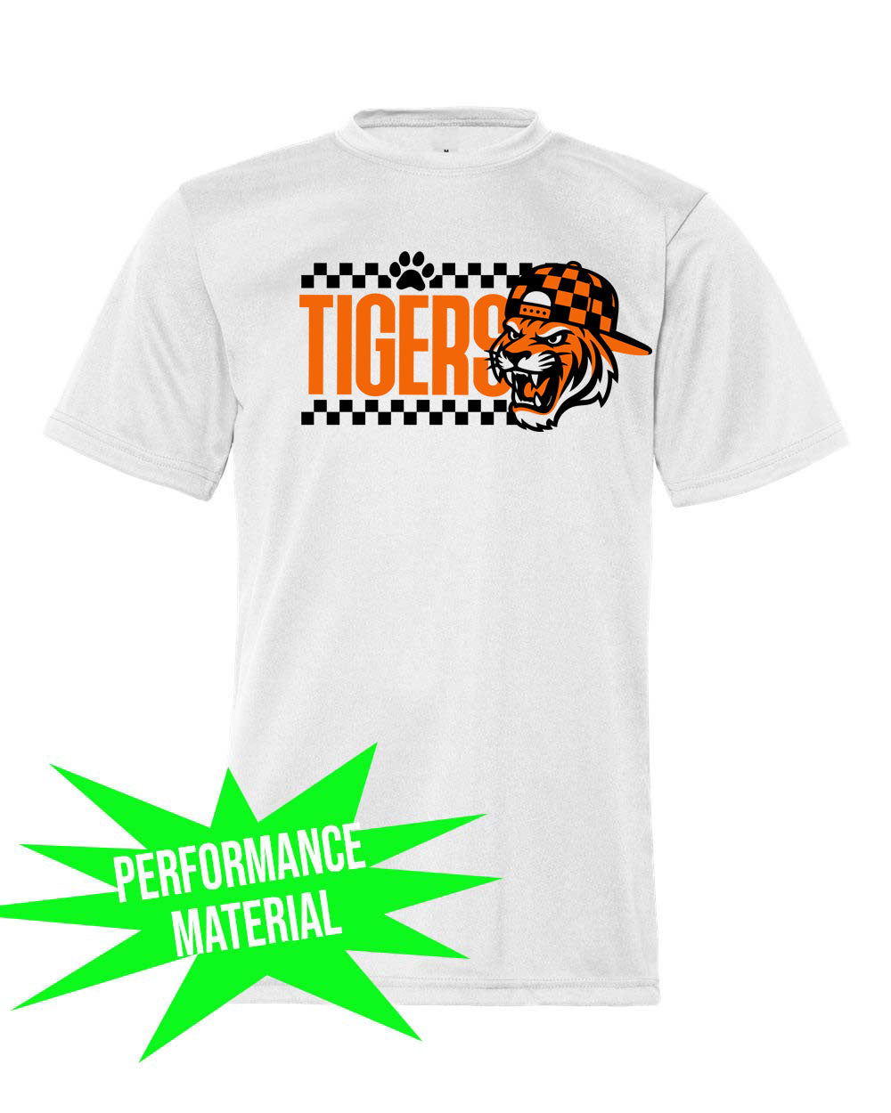Tigers Performance Material T-Shirt Design 19