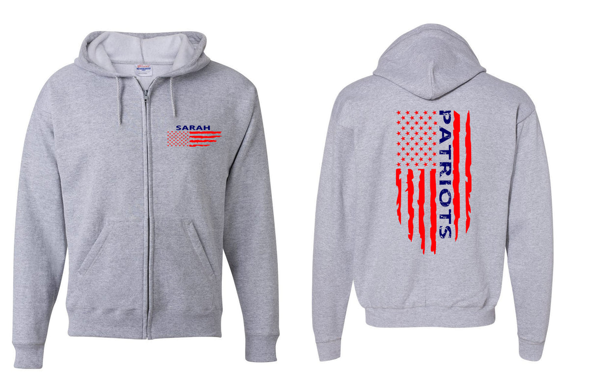 North Warren School Design 11 Zip up Sweatshirt