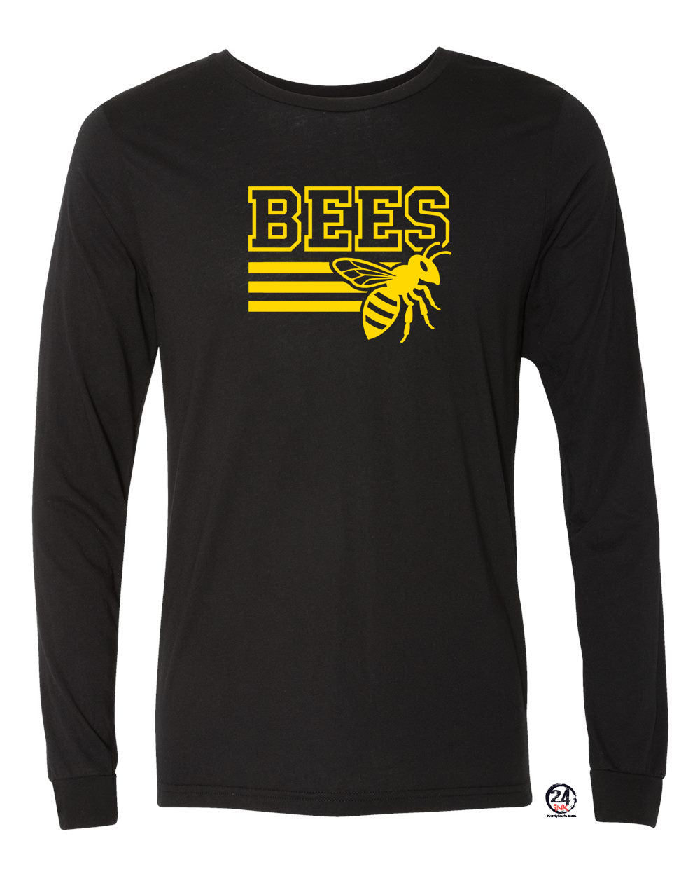Bees Spiritwear Long Sleeve Shirt Design 1
