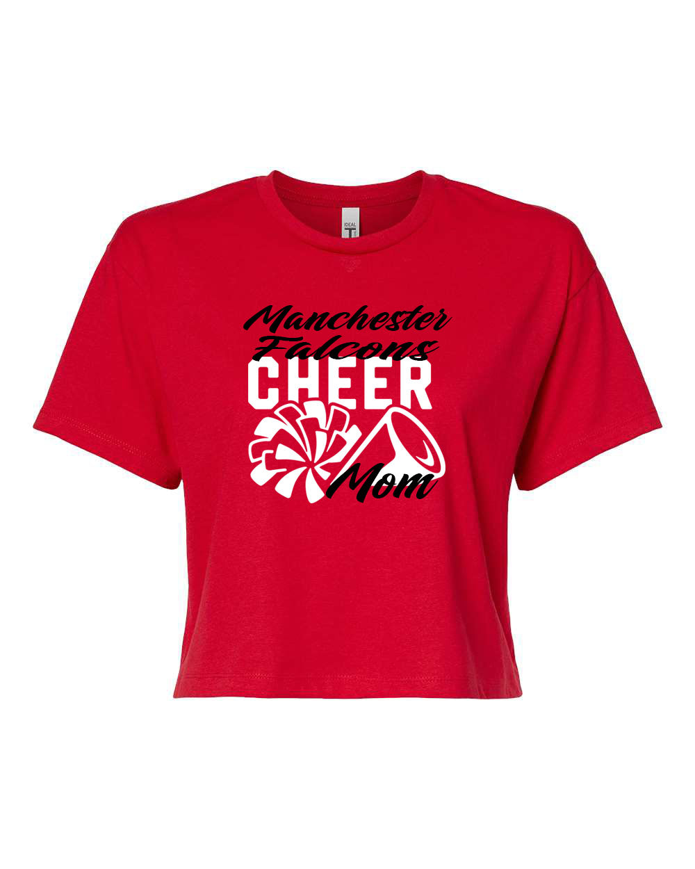 Falcons Cheer Crop Top Design 3