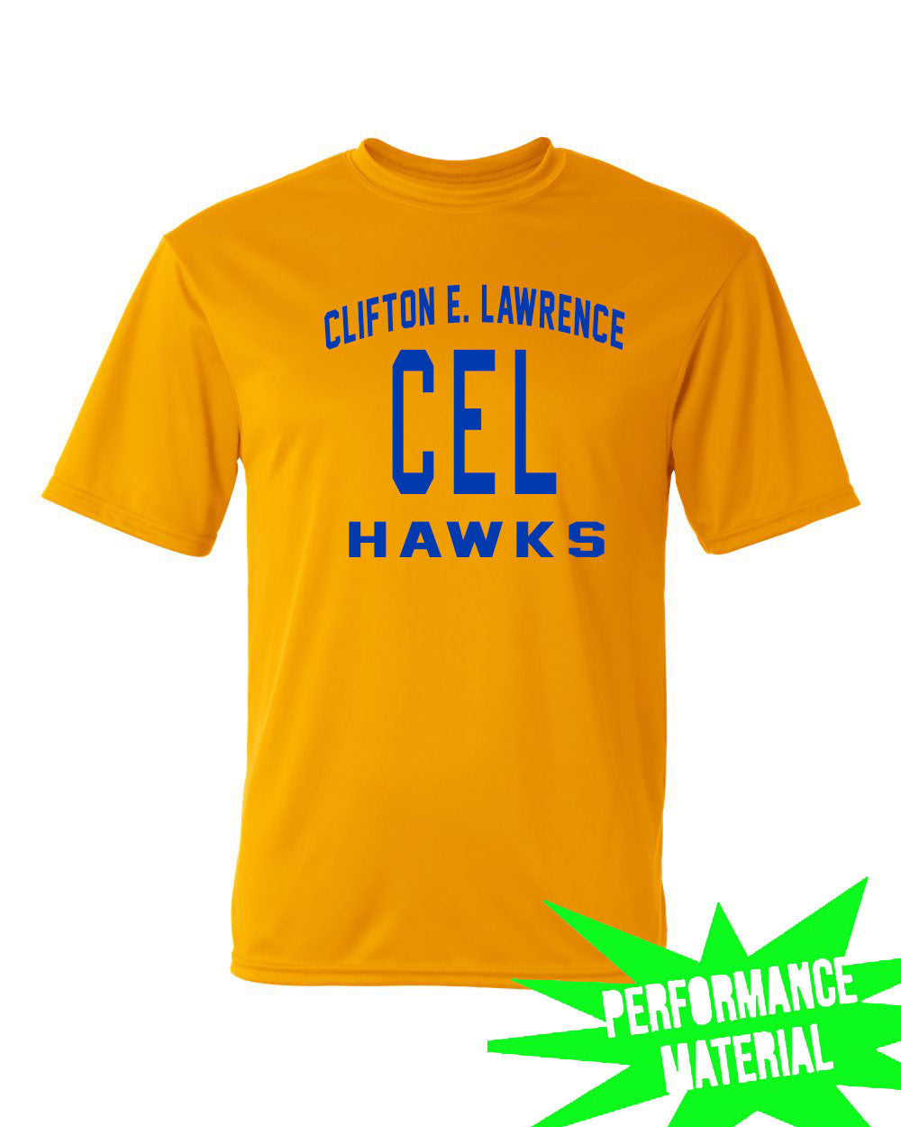 Clifton E. Lawrence Performance Material T-Shirt Design 3