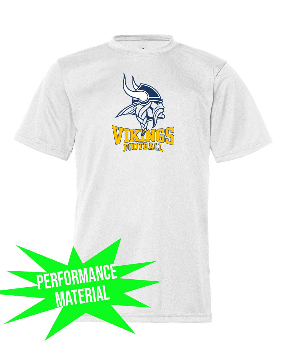 Vikings Football Design 5 Performance Material T-Shirt
