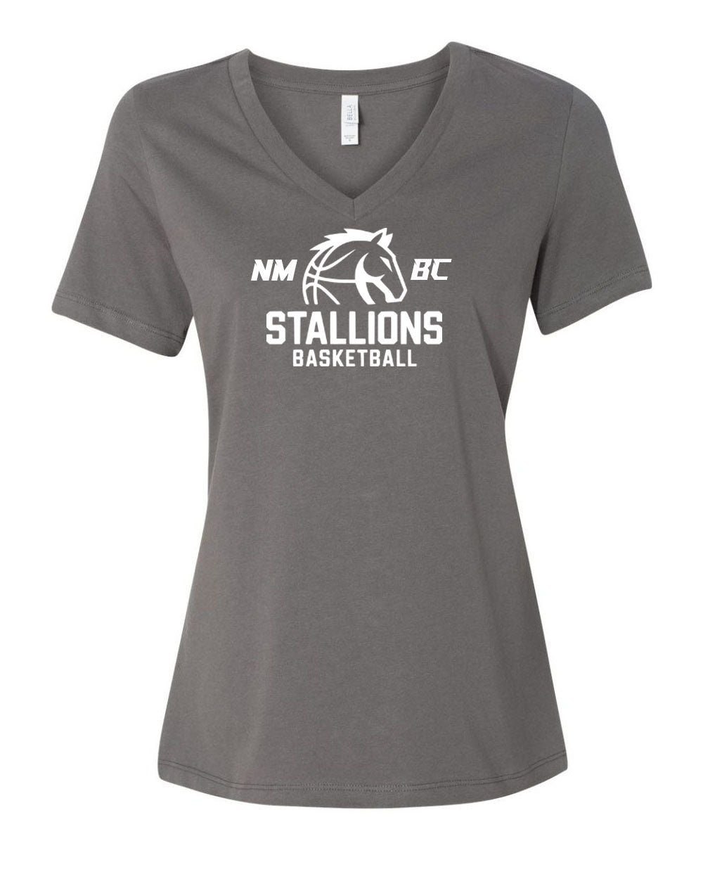 NMB Christian Basketball V-neck T-Shirt Design 1
