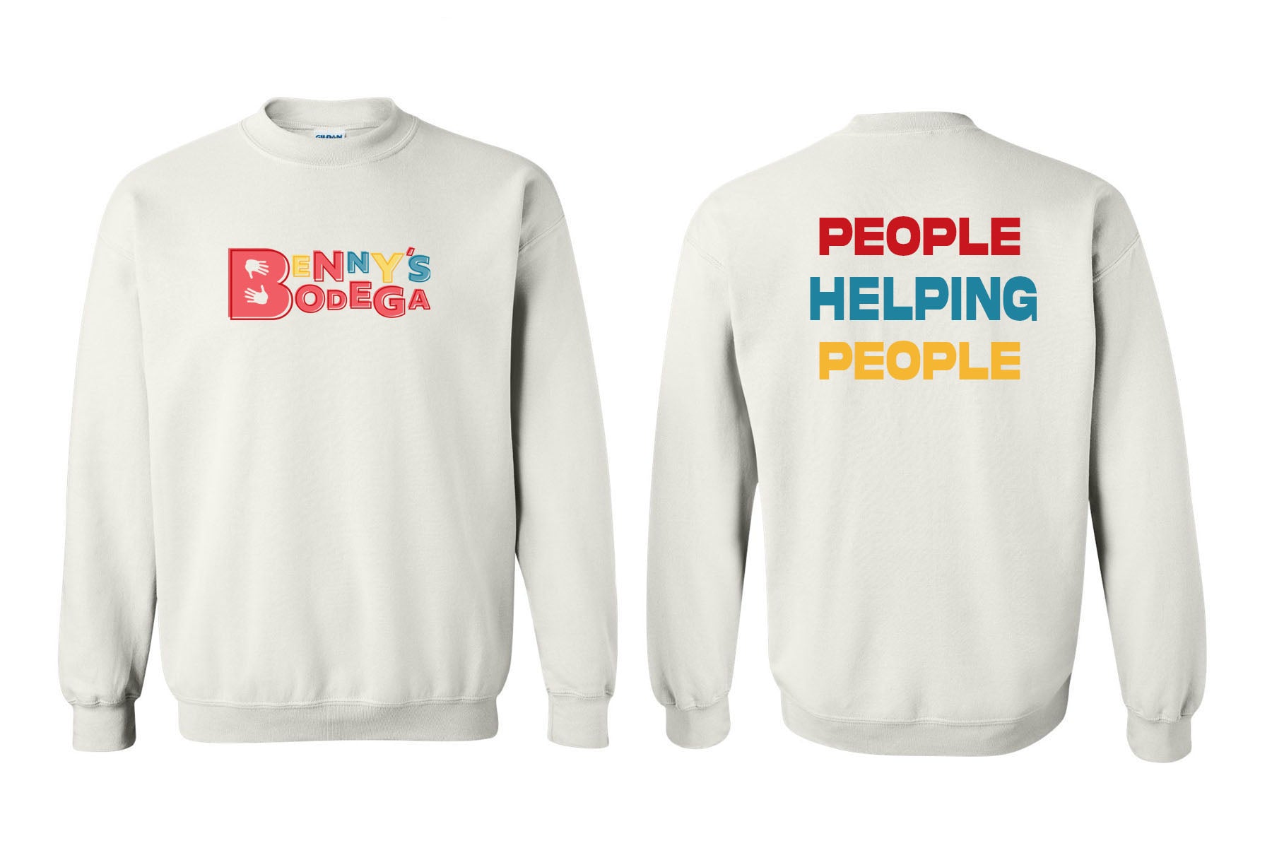 Benny's Bodega Non Hooded Sweatshirt Design 2