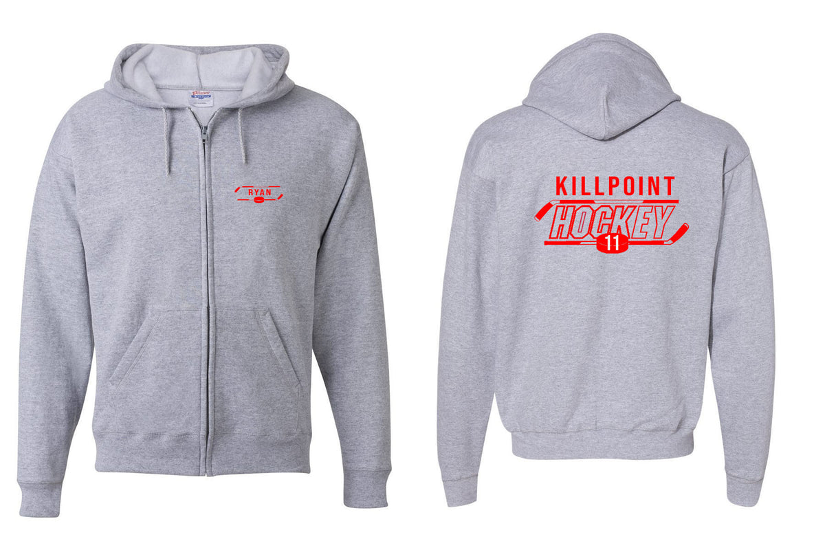 Killpoint Hockey design 2 Zip up Sweatshirt