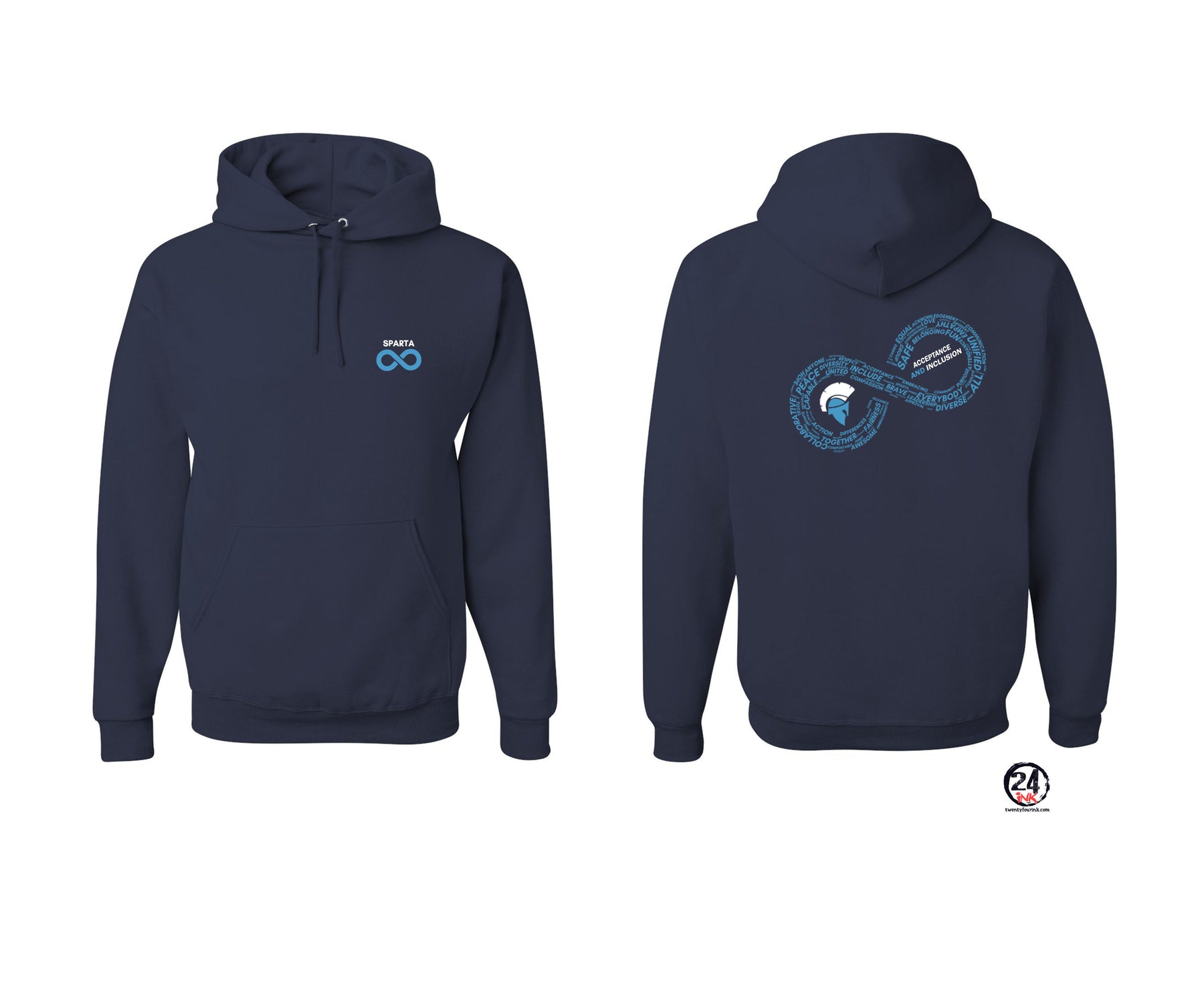 Autism Acceptance Design 2025 Hooded Sweatshirt