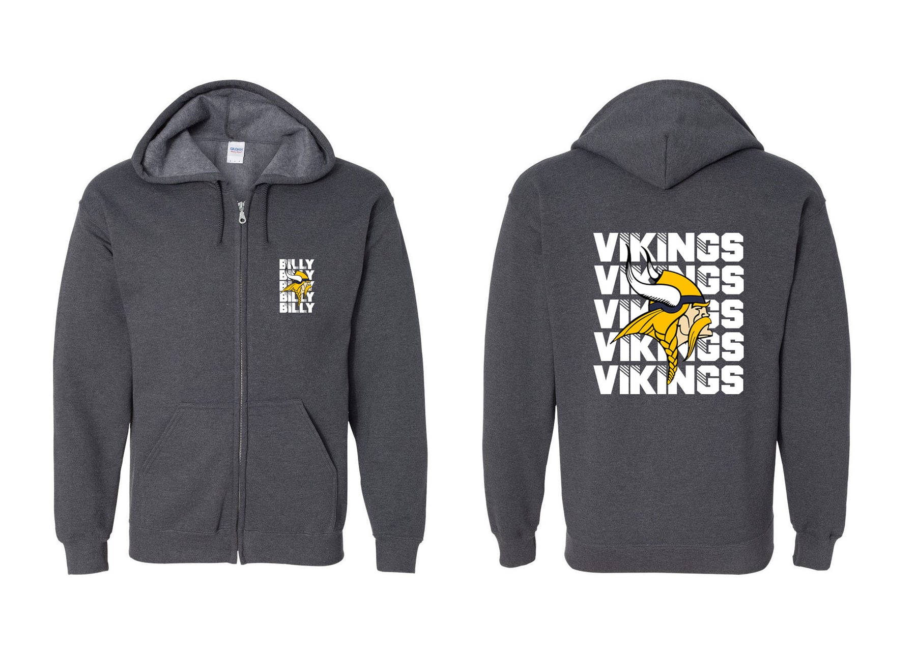 Rolling Hills design 8 Zip up Sweatshirt