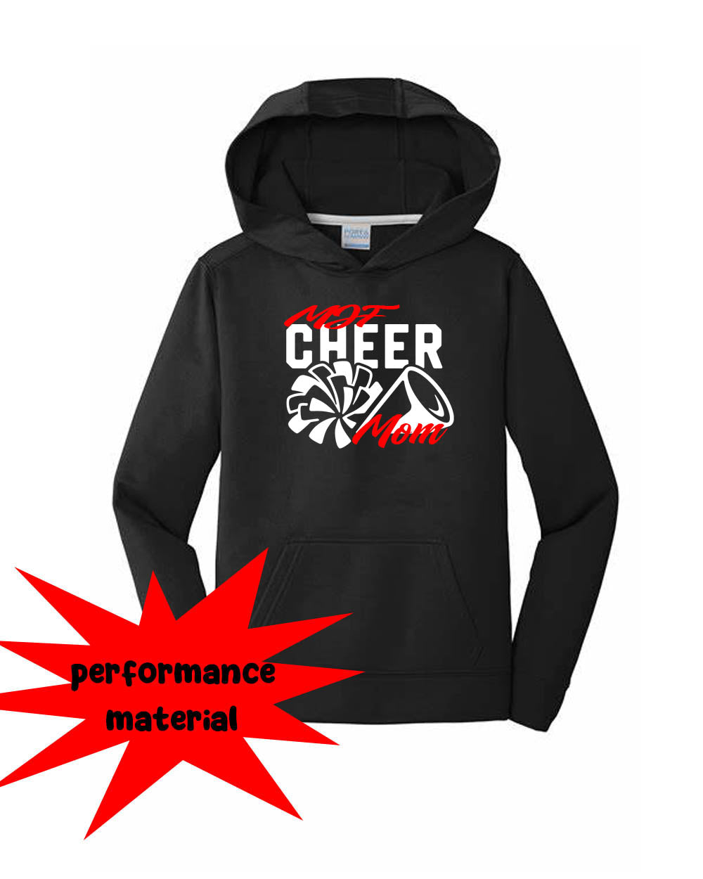Falcons Cheer Performance Hooded Sweatshirt Design 3