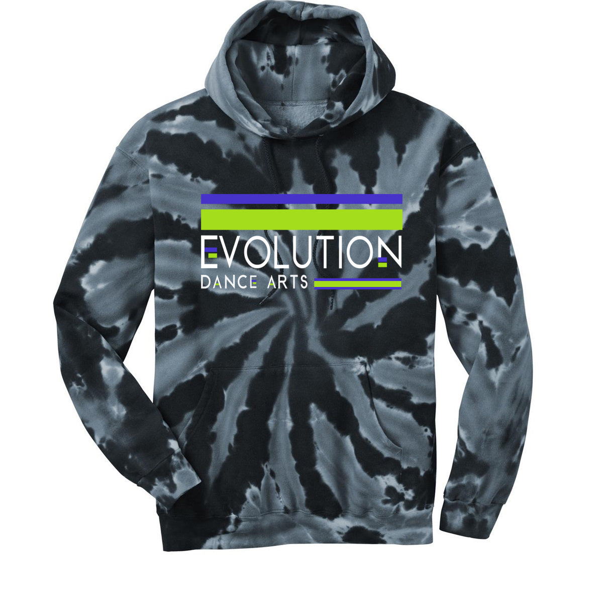 Tie dye 2024 hooded sweatshirt