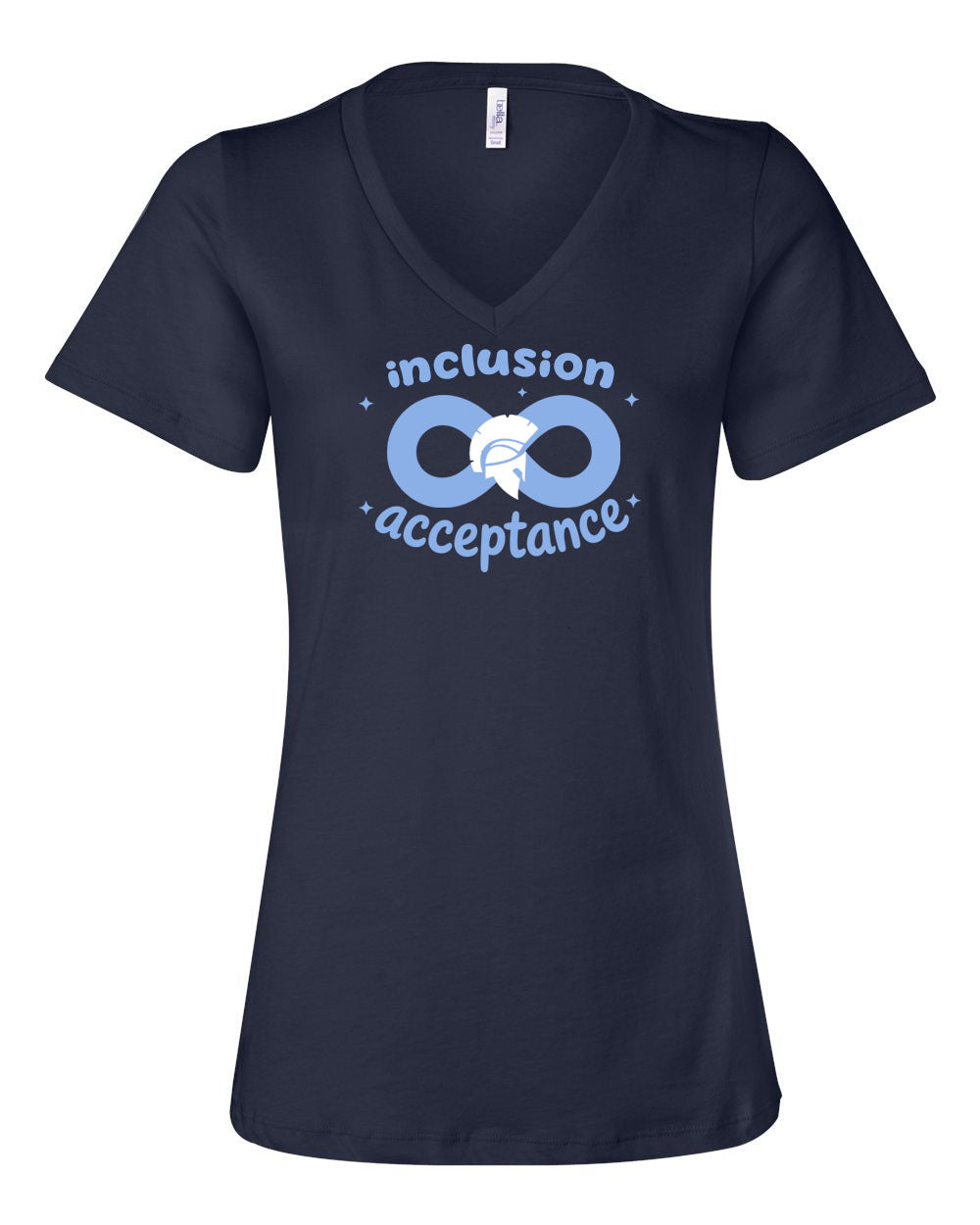 Sparta School inclusion and acceptance V-neck T-Shir