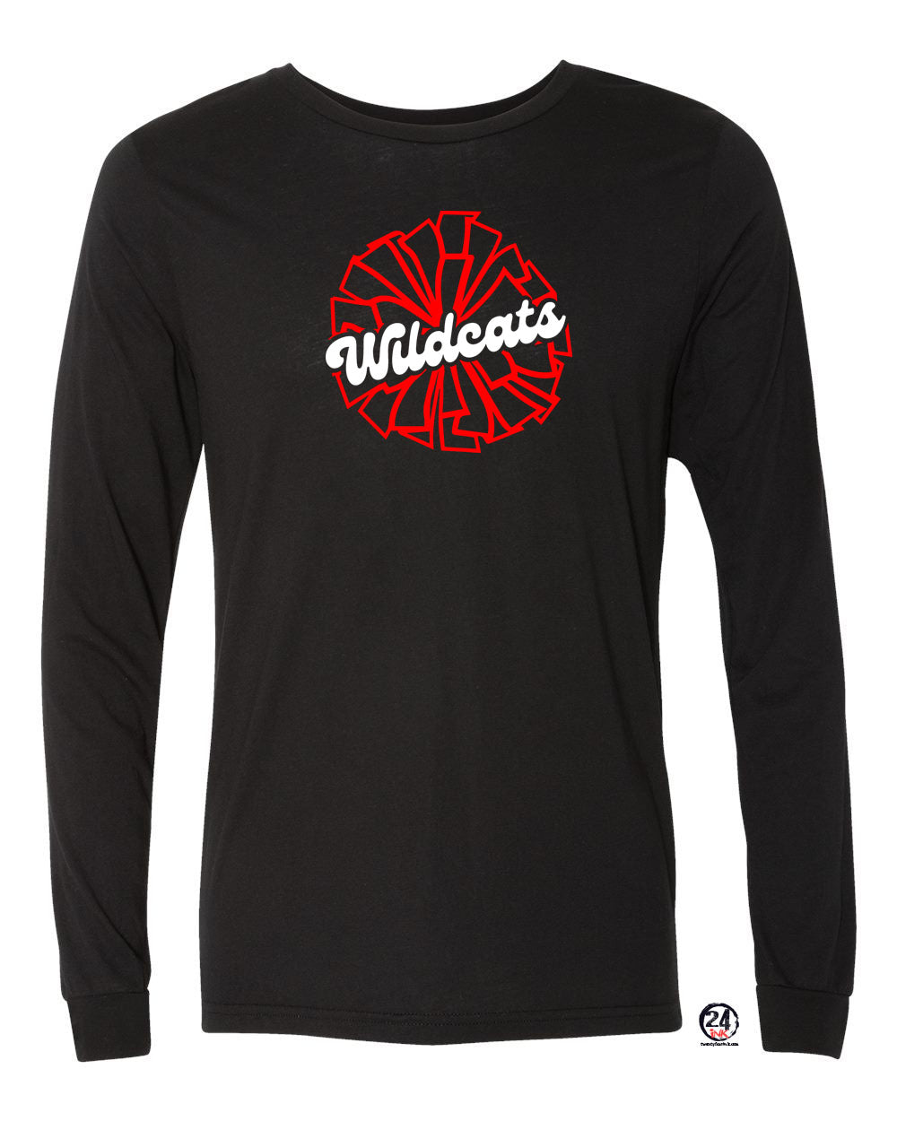 Wildcats Cheer Long Sleeve Shirt Design 1