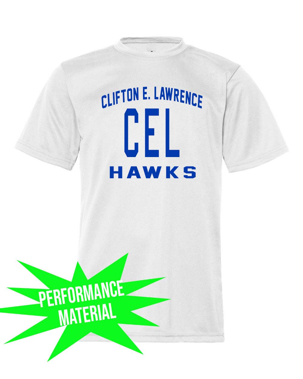 Clifton E. Lawrence Performance Material T-Shirt Design 3