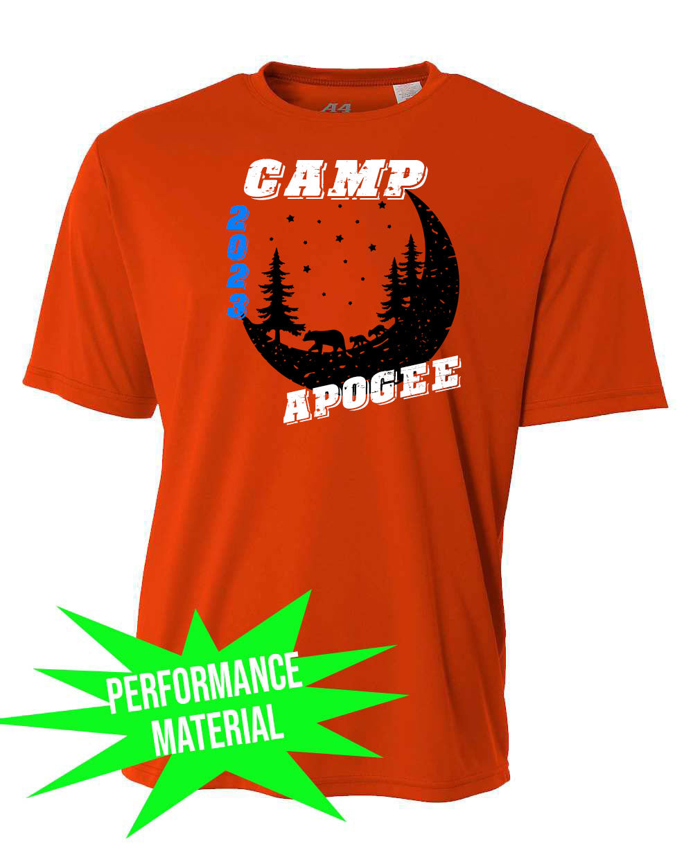 Hilltop Camp Performance Material design 1 T-Shirt