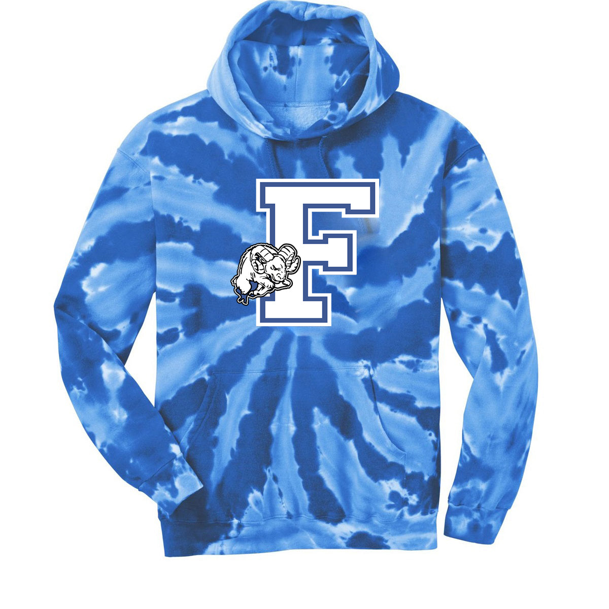 Franklin Tie Dye Hooded Sweatshirt Design 1