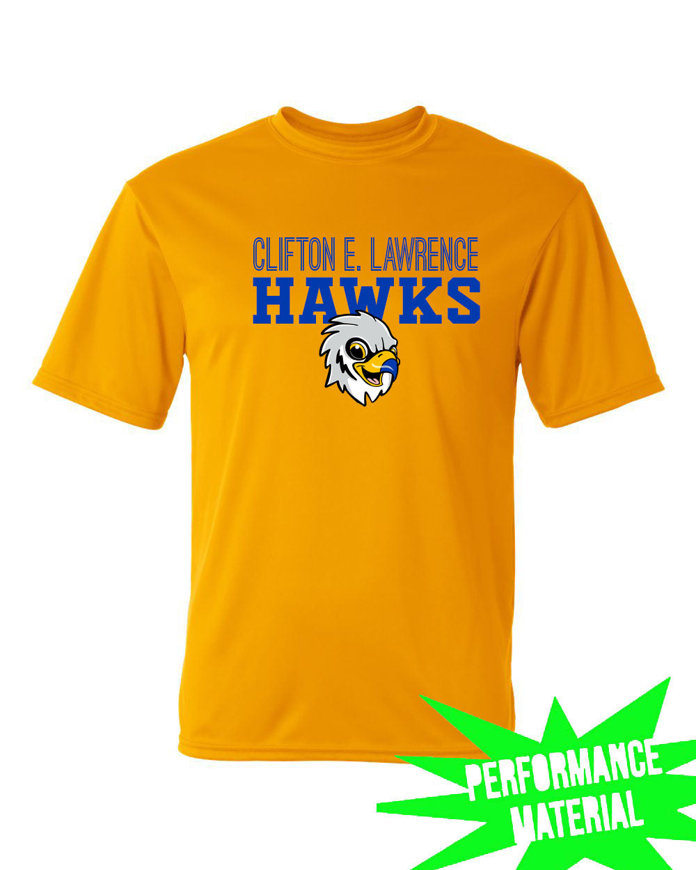 Clifton E. Lawrence Performance Material T-Shirt Design 1