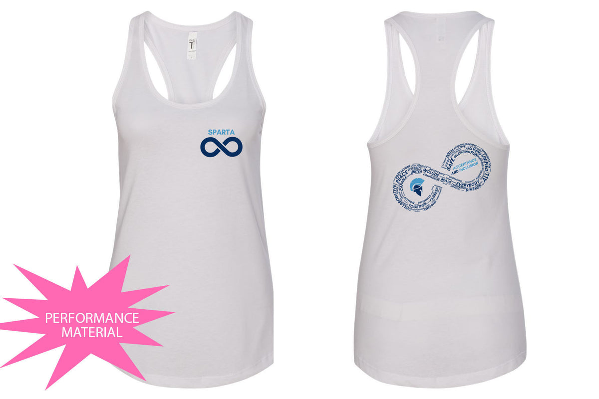 Sparta School Autism design 2025 Performance Racerback Tank Top