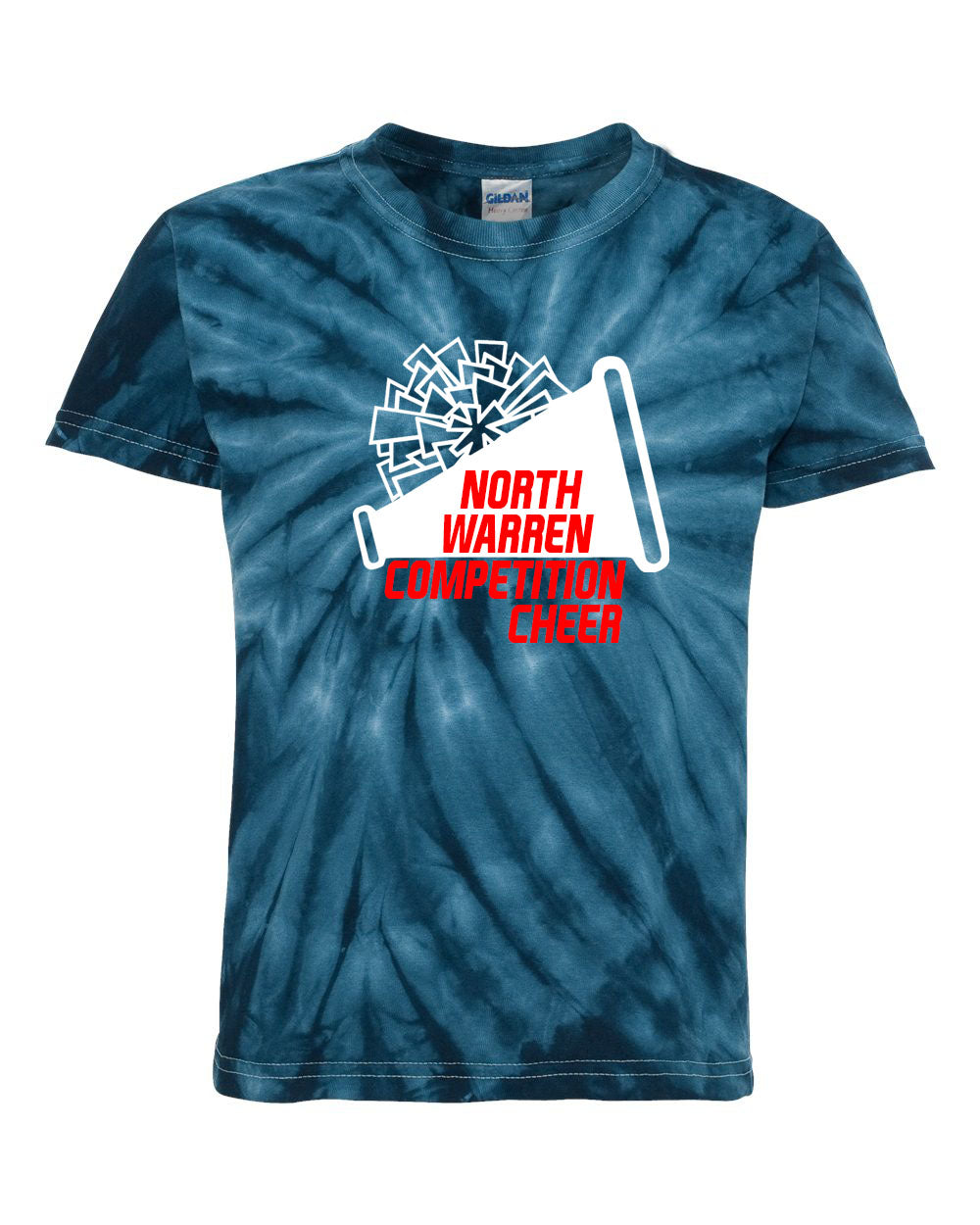 North Warren School Design 3 Tie Dye t-shirt