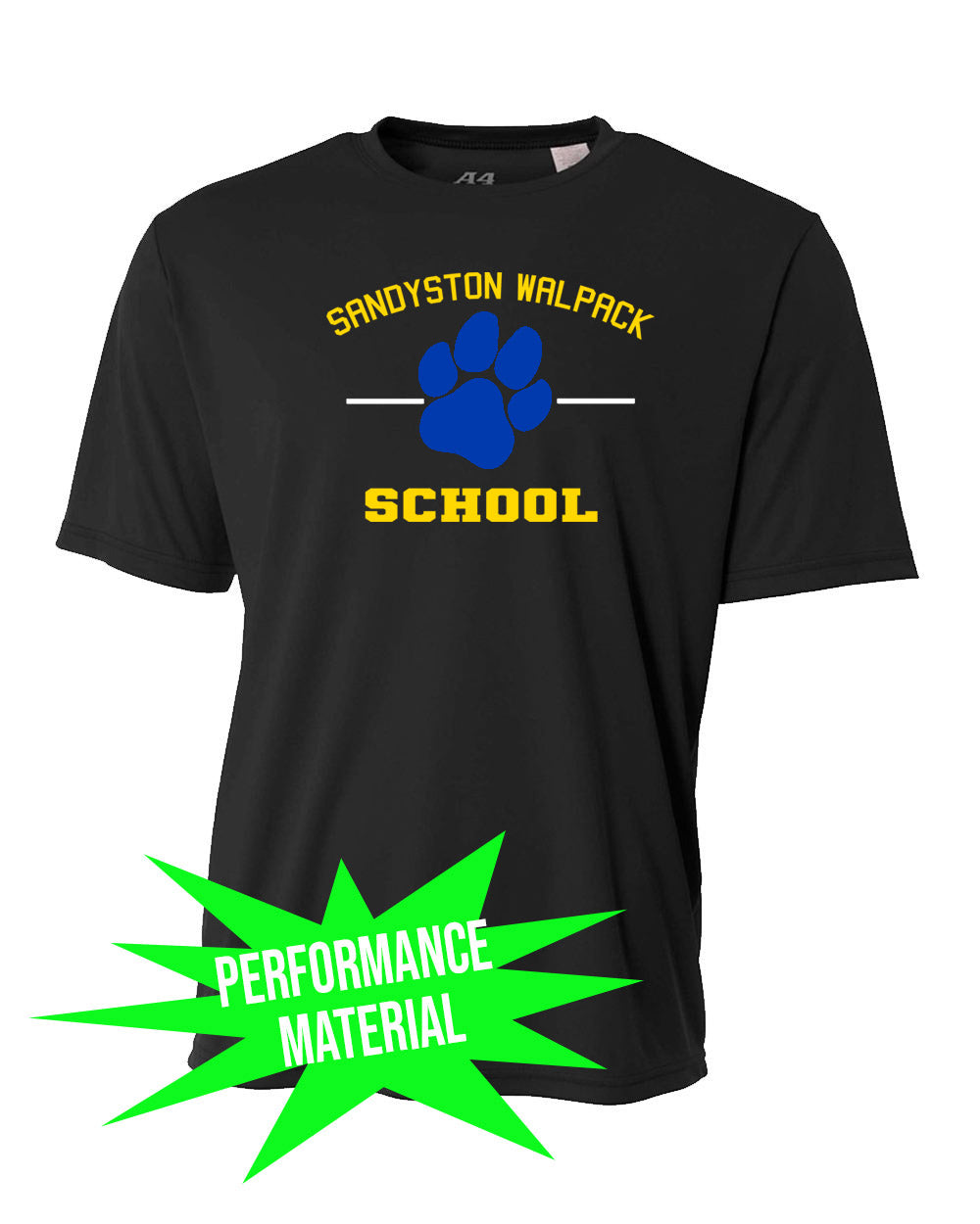 Sandyston Walpack Performance Material design 4 T-Shirt