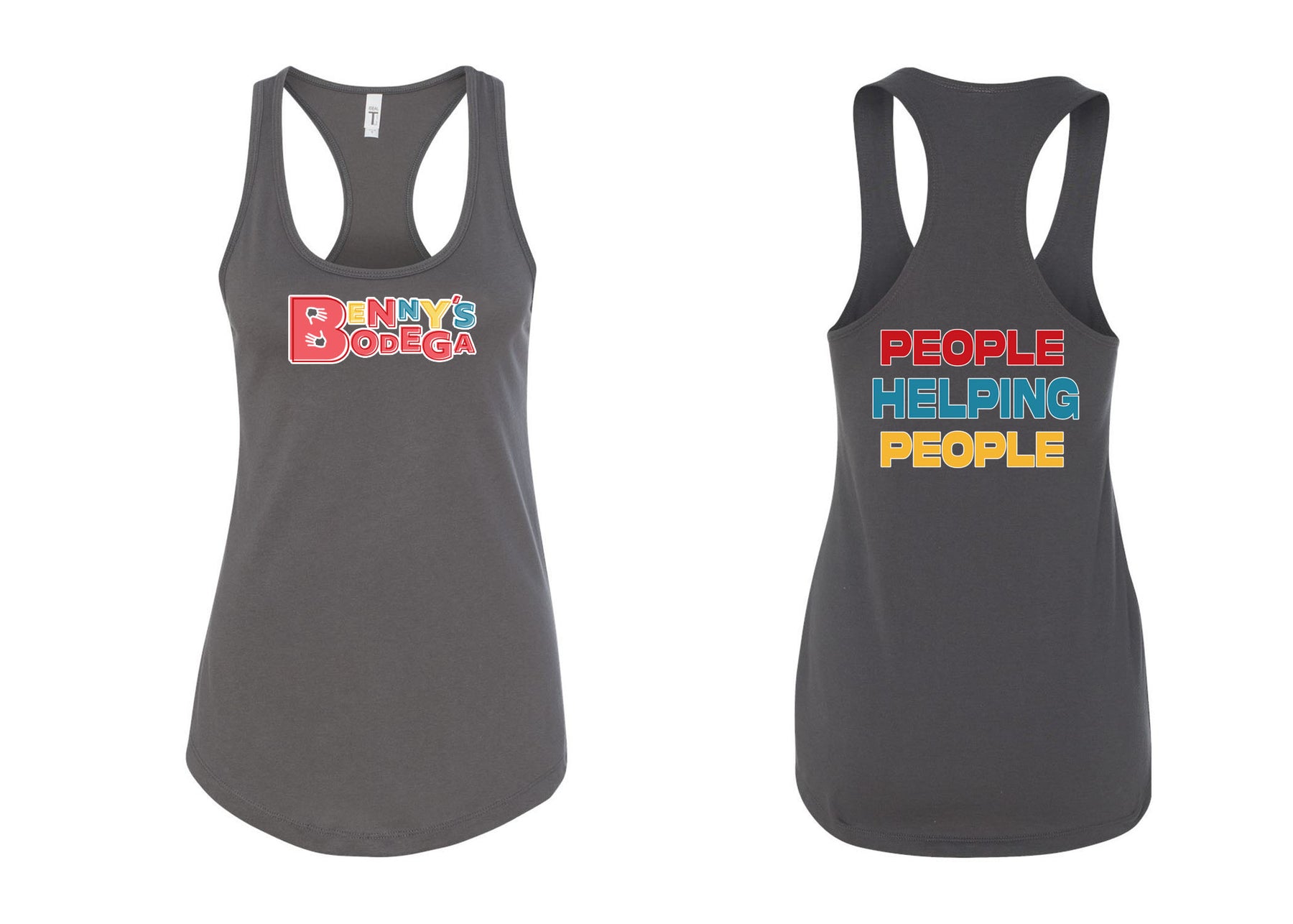 Benny's Bodega Racerback Tank Top Design 2