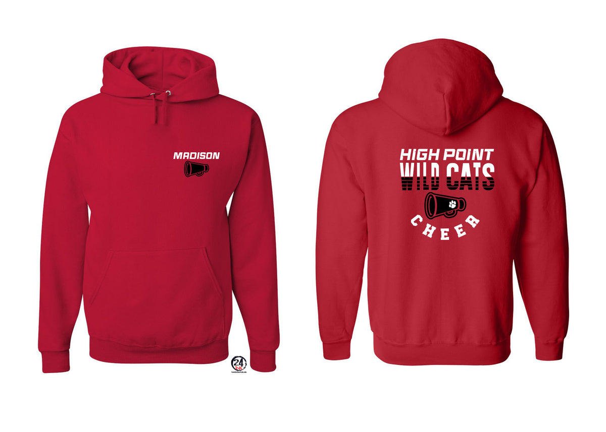 Wildcats cheer Design 2 Team Hooded Sweatshirt