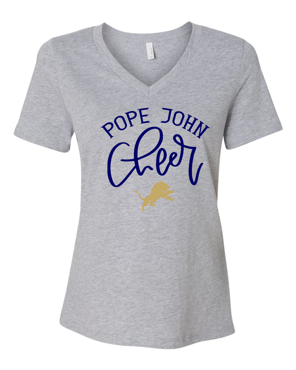 Pope John Cheer Design 8 V-neck T-Shirt