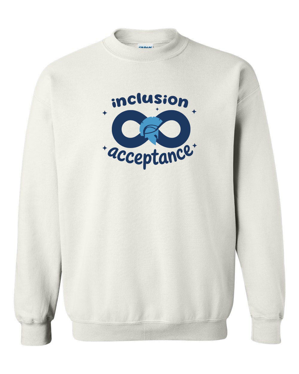 Inclusion and Acceptance Design 2026 non hooded sweatshirt