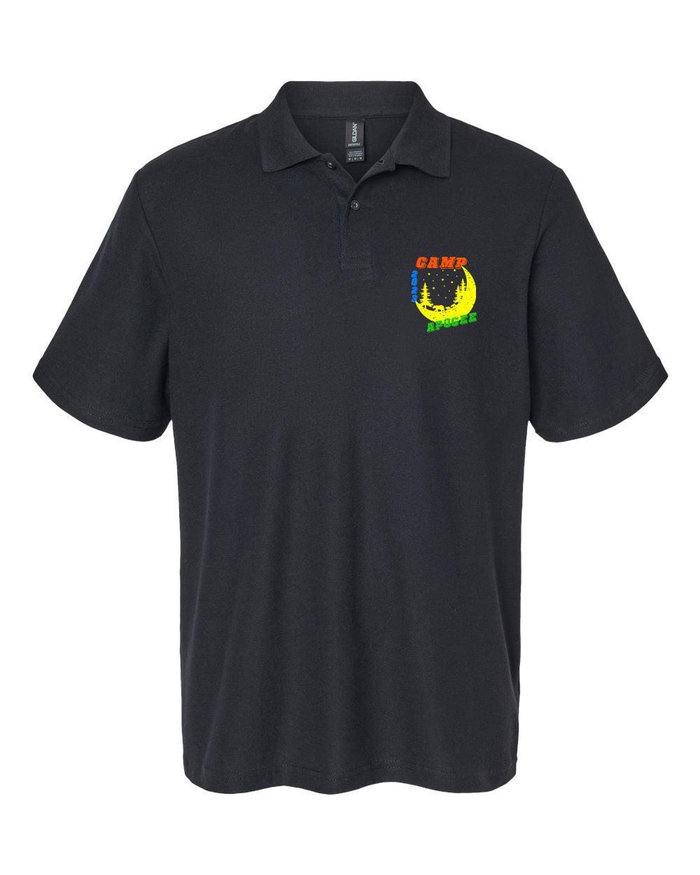 Hilltop Camp Design 1 Polo T-Shirt