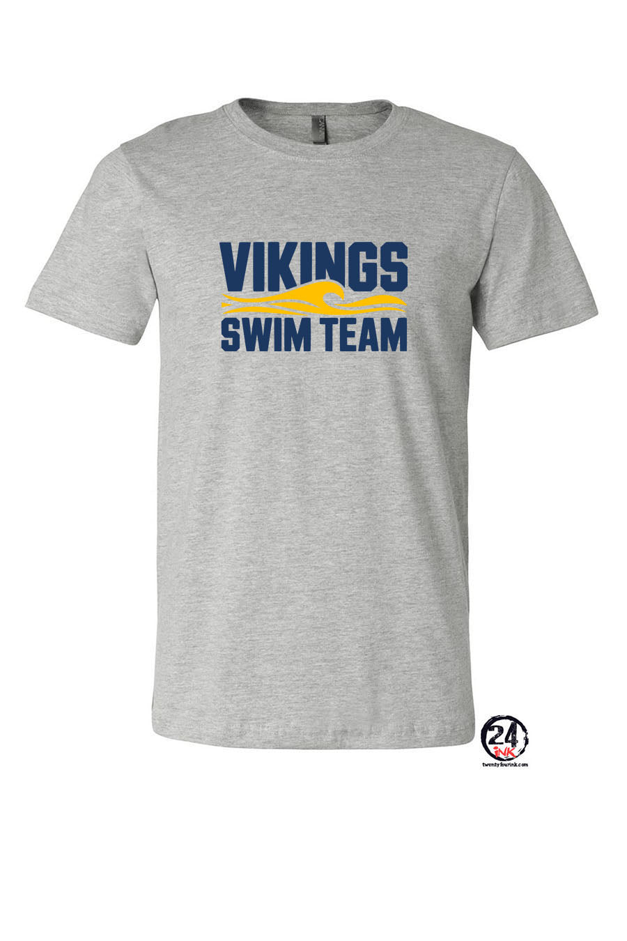 Vikings Swimming T-Shirt Design 1