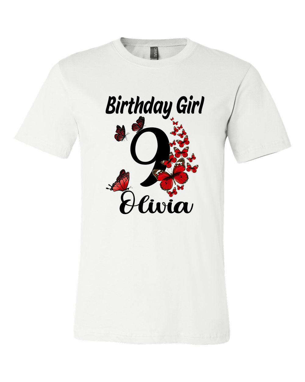 Butterfly Birthday T-Shirt