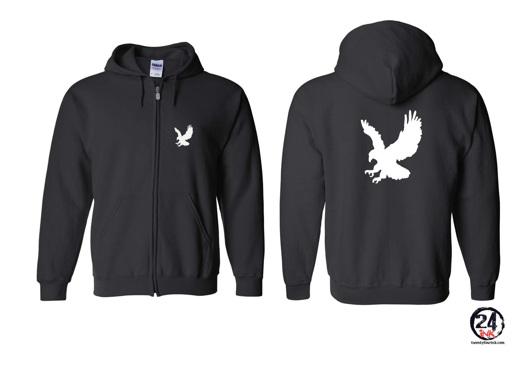 Hilltop Country Day School design 8 Zip up Sweatshirt