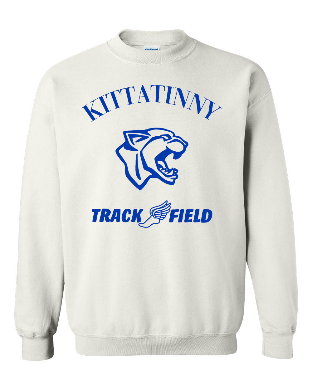 Kittatinny Track Design 7 non hooded sweatshirt