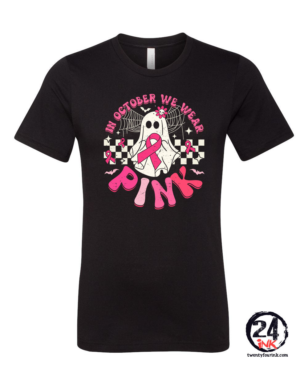 In October we wear pink T-shirt