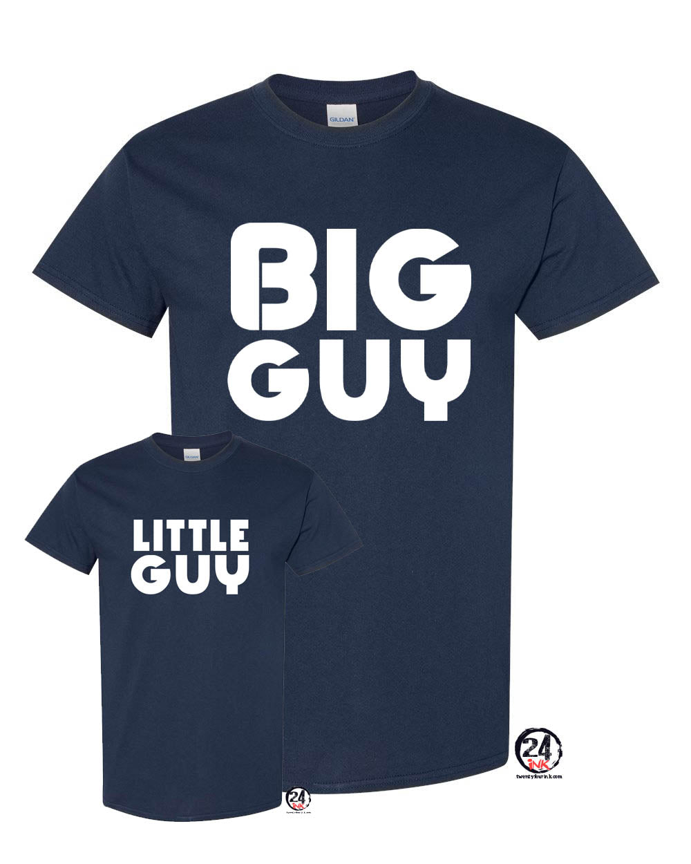 Big guy little guy t-shirt set