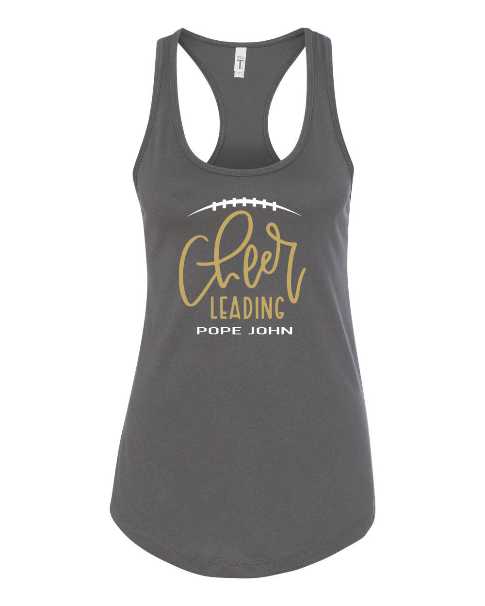 Pope John Cheer Racerback Tank Top Design 12