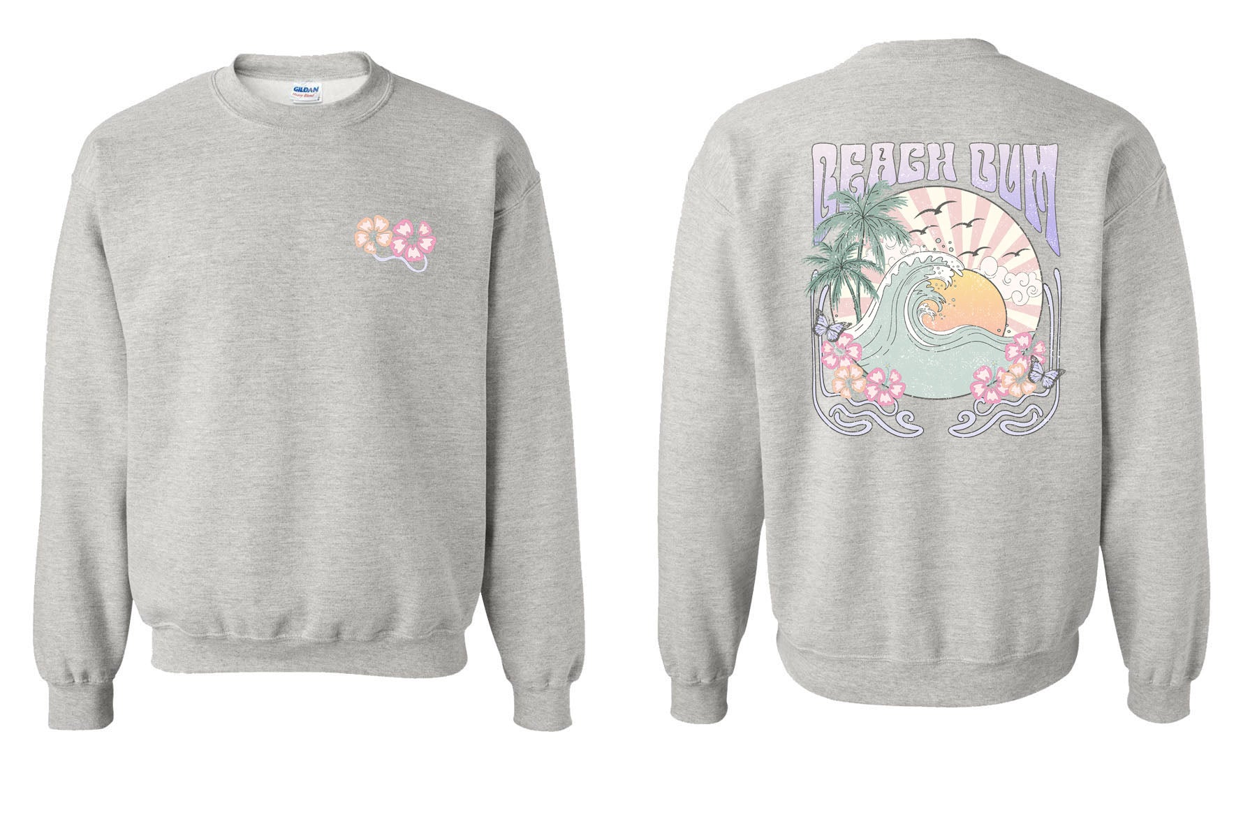 Beach Bum Non Hooded Sweatshirt