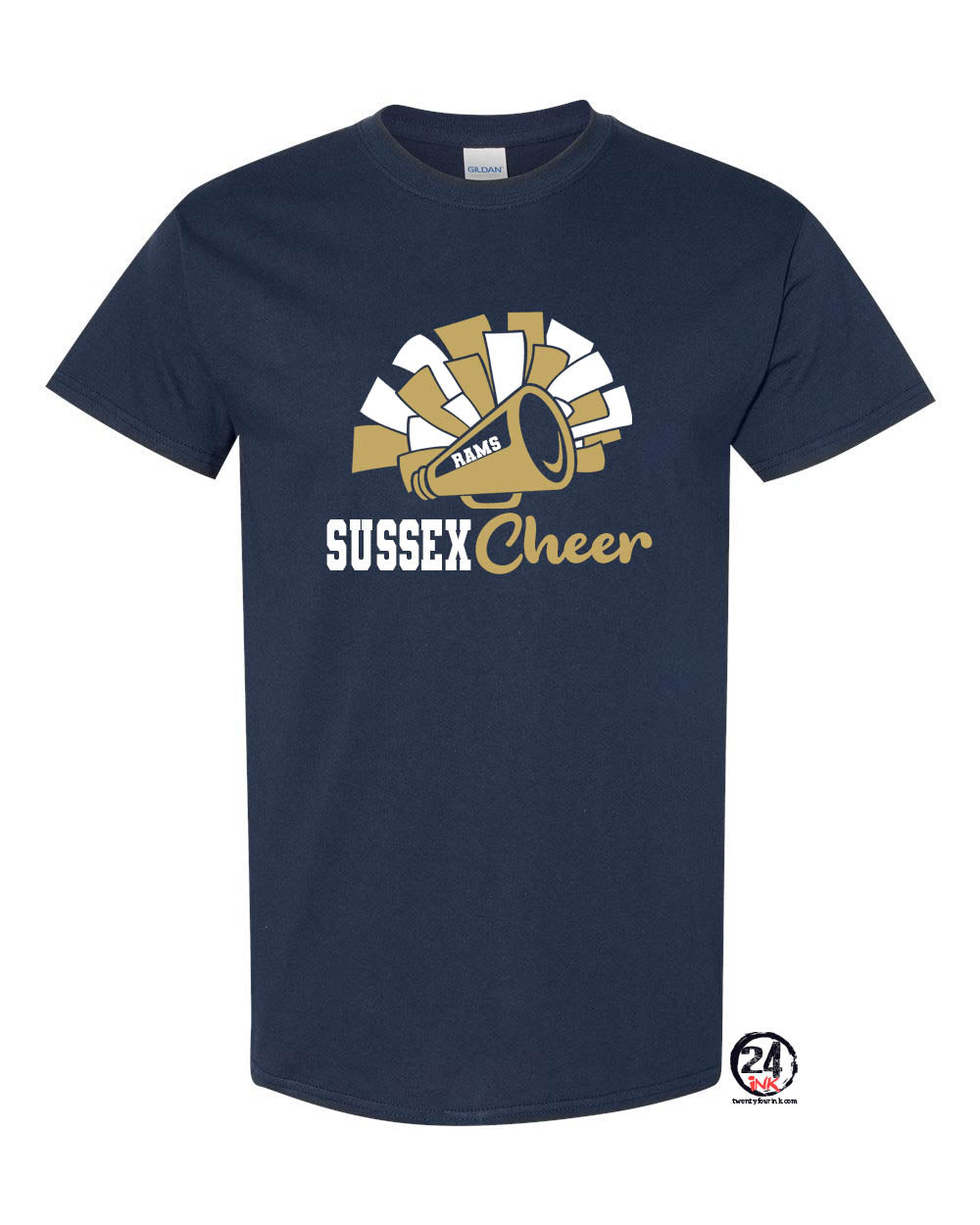 Sussex middle School Cheer design 2 T-Shirt